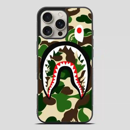 Army Bape Shark iPhone 16 Pro Max Case