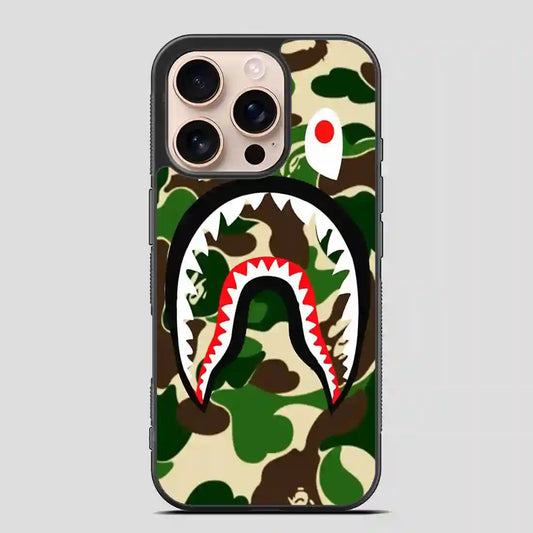 Army Bape Shark iPhone 16 Pro Case