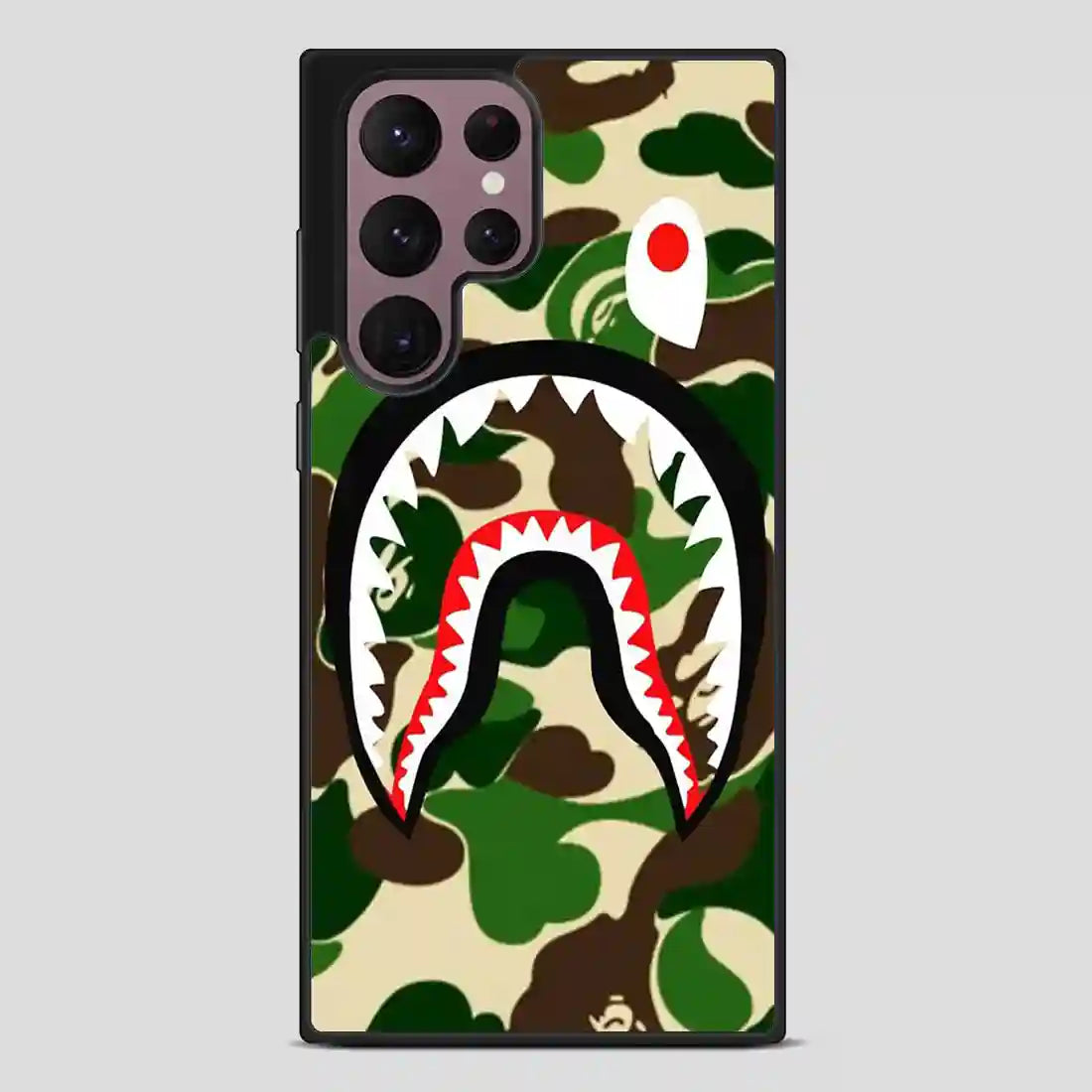 Army Bape Shark Samsung Galaxy S22 Ultra Case