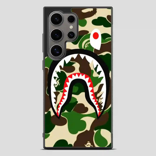 Army Bape Shark Samsung Galaxy S24 Ultra Case