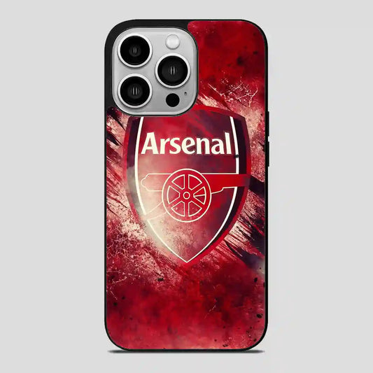 Arsenal Art Wallpaper iPhone 14 Pro Case