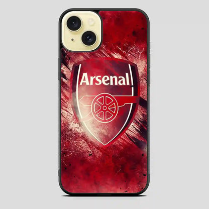 Arsenal Art Wallpaper iPhone 15 Plus Case