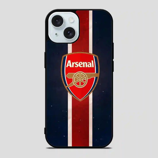 Arsenal Football Art iPhone 15 Case