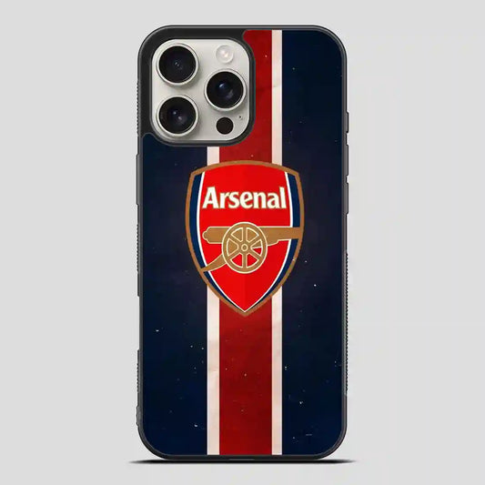 Arsenal Football Art iPhone 16 Pro Max Case