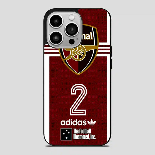 Arsenal Football Club Adidas iPhone 14 Pro Case