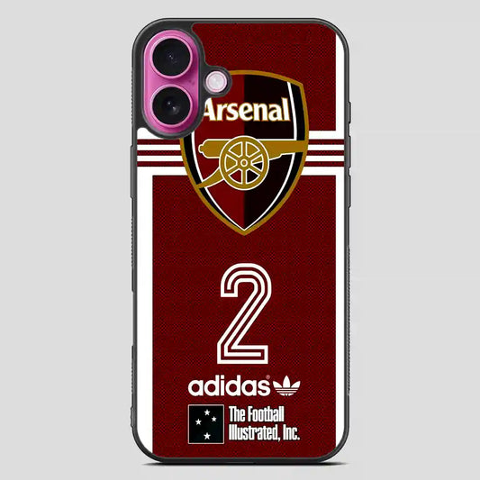 Arsenal Football Club Adidas iPhone 16 Plus Case