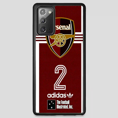 Arsenal Football Club Adidas Samsung Galaxy Note 20 Case