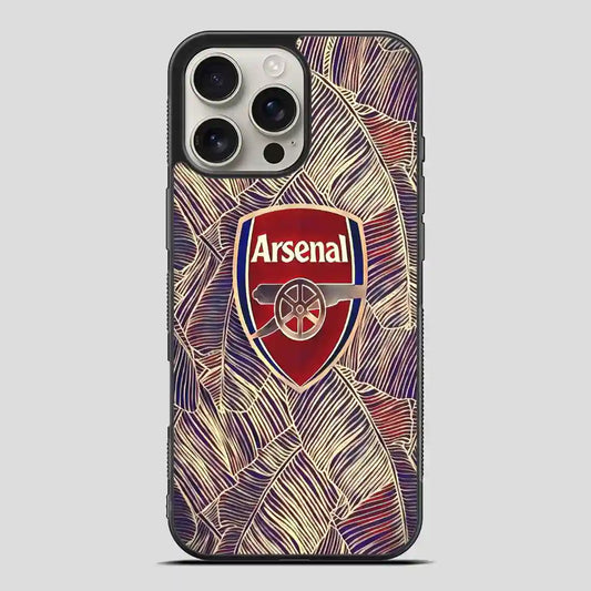 Arsenal Football Club Art iPhone 16 Pro Max Case