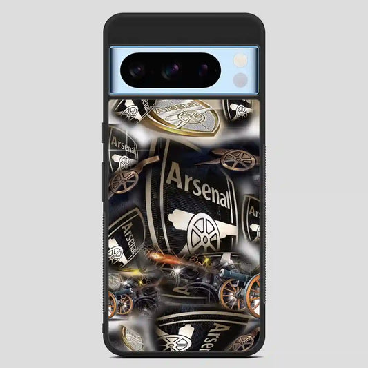 Arsenal Football Club Collage Gold Google Pixel 8 Pro Case