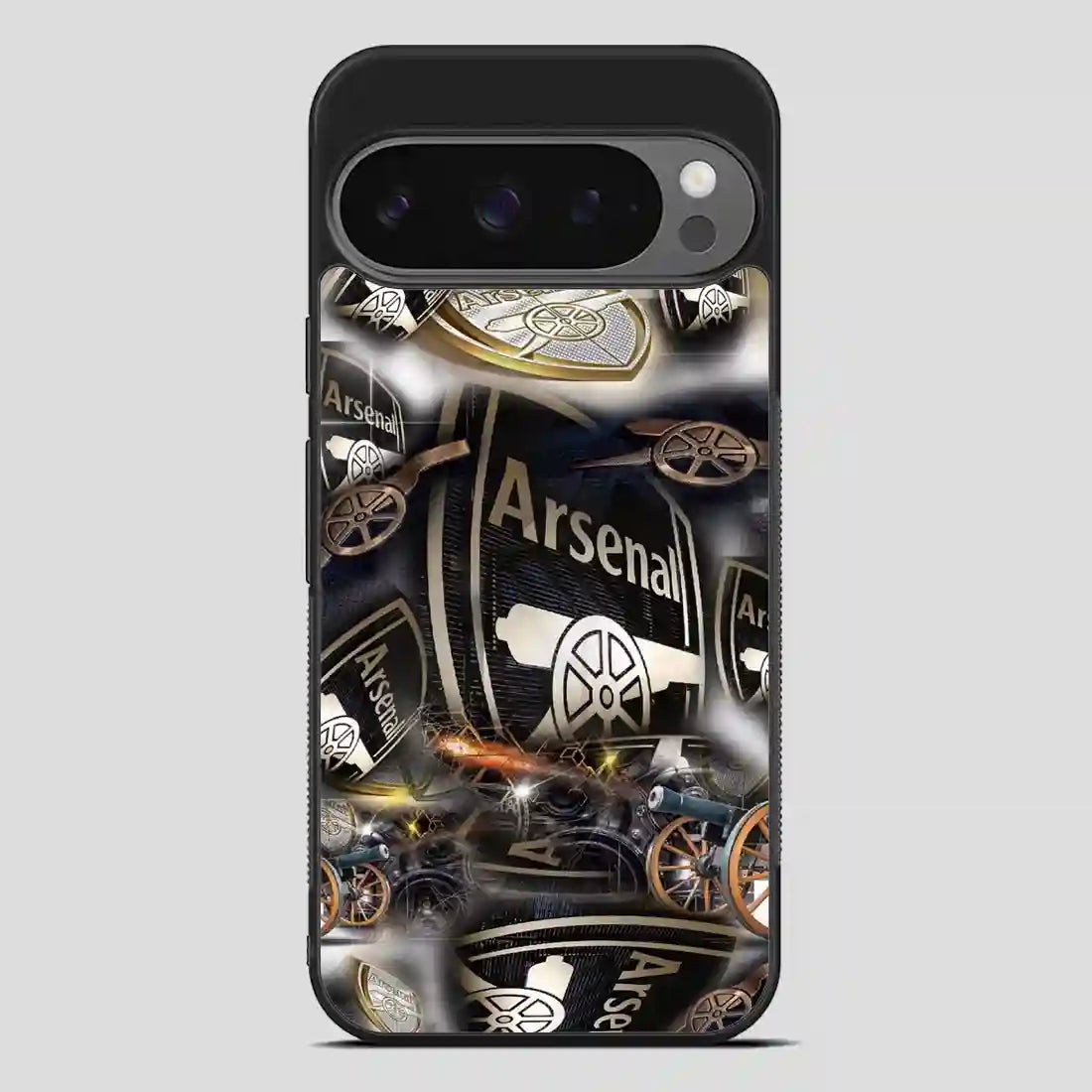 Arsenal Football Club Collage Gold Google Pixel 9 Pro Case