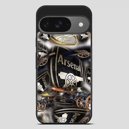 Arsenal Football Club Collage Gold Google Pixel 9 Case