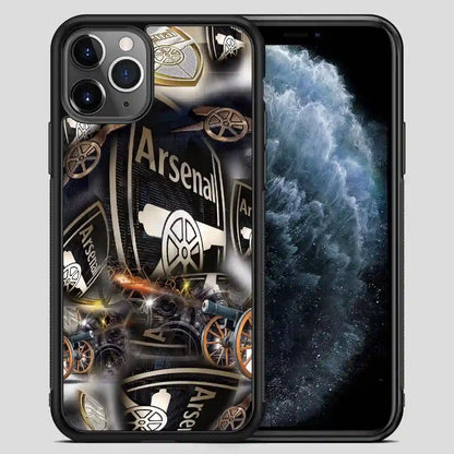 Arsenal Football Club Collage Gold iPhone 11 Pro Max Case