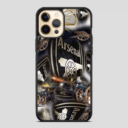 Arsenal Football Club Collage Gold iPhone 11 Pro Case