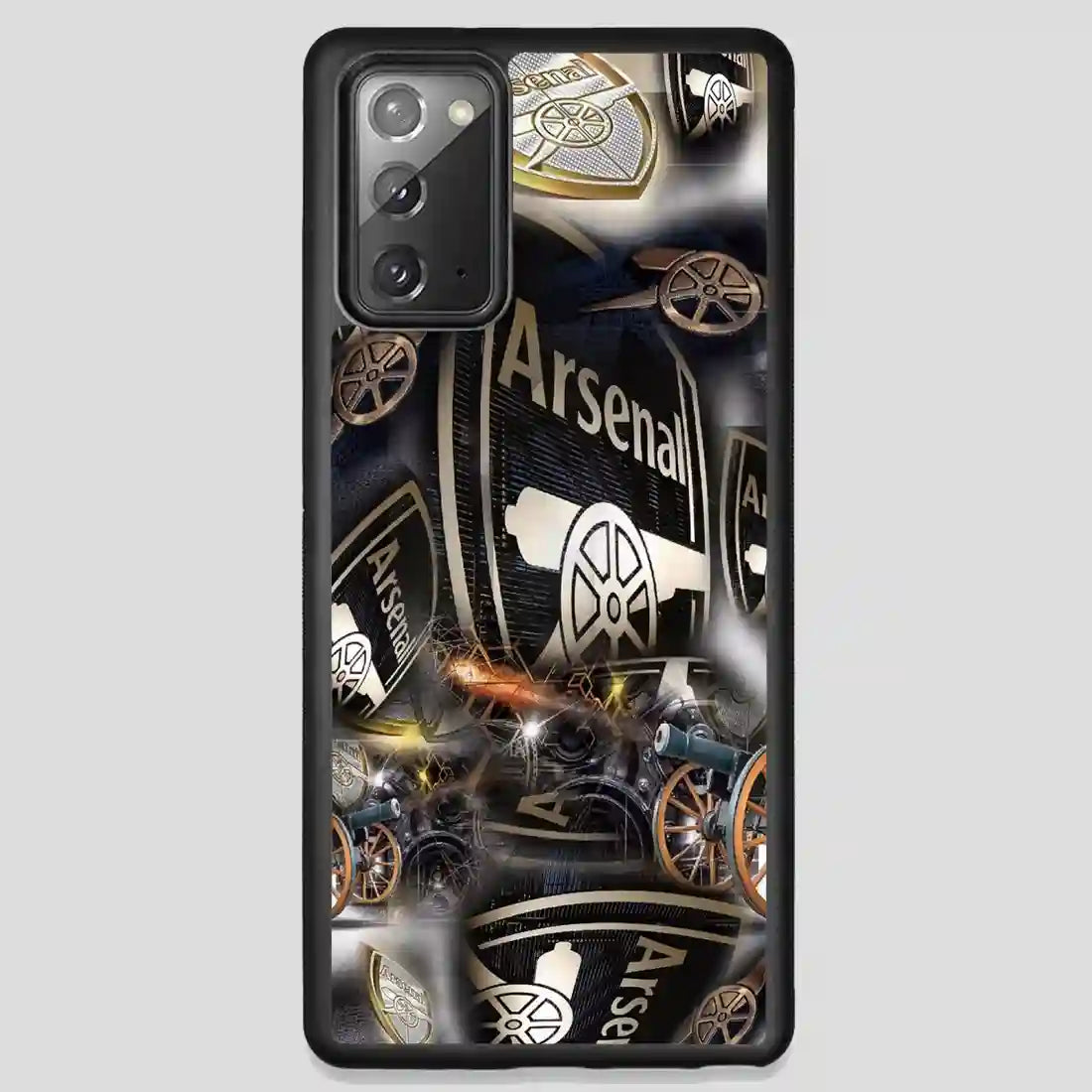 Arsenal Football Club Collage Gold Samsung Galaxy Note 20 Case