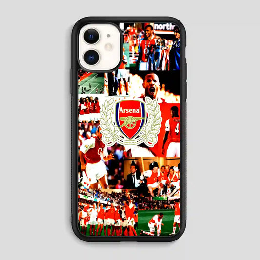 Arsenal Football Club Collage iPhone 11 Case