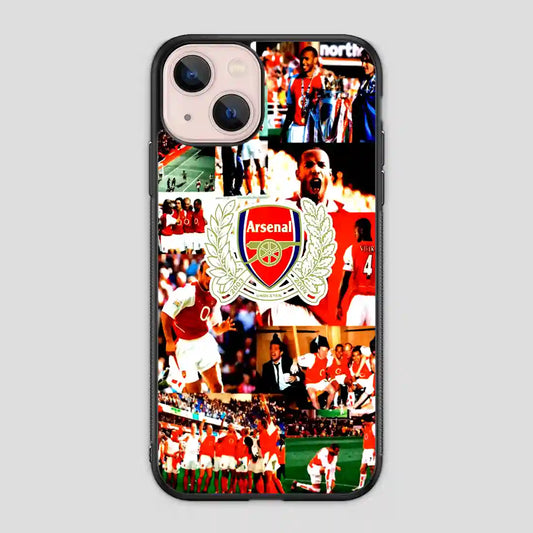 Arsenal Football Club Collage iPhone 13 Mini Case