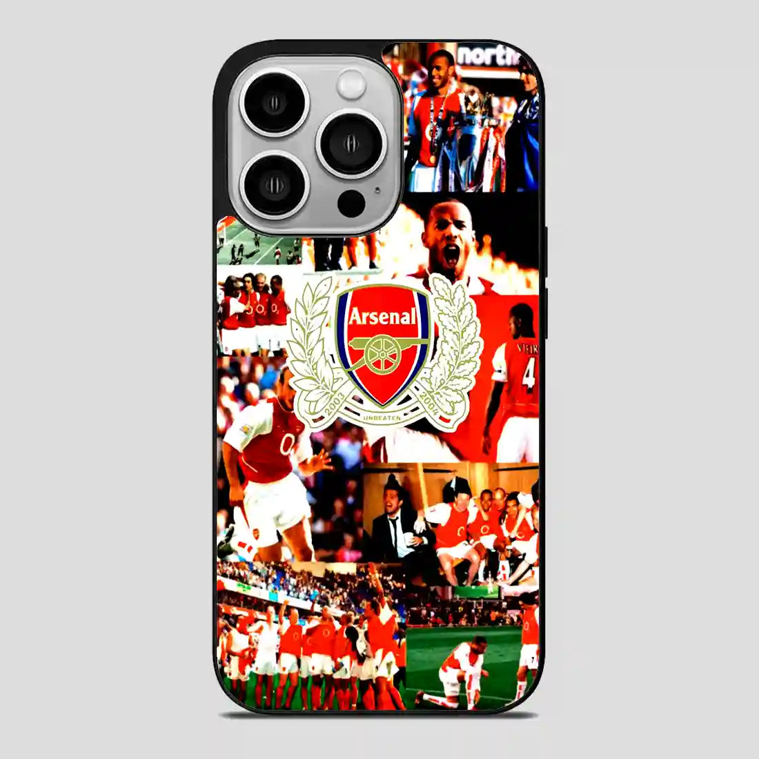 Arsenal Football Club Collage iPhone 14 Pro Case