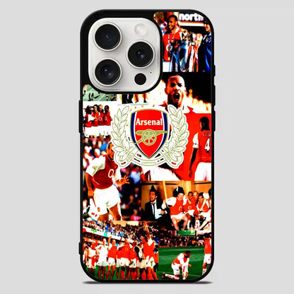 Arsenal Football Club Collage iPhone 15 Pro Max Case