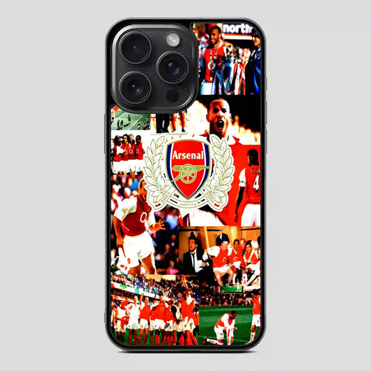 Arsenal Football Club Collage iPhone 15 Pro Case