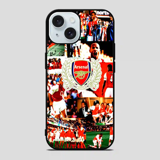 Arsenal Football Club Collage iPhone 15 Case