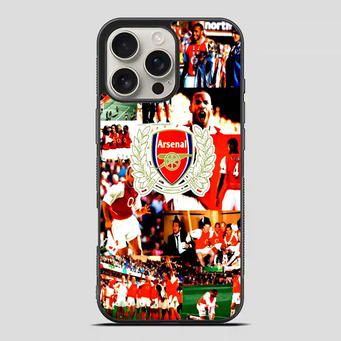 Arsenal Football Club Collage iPhone 16 Pro Max Case