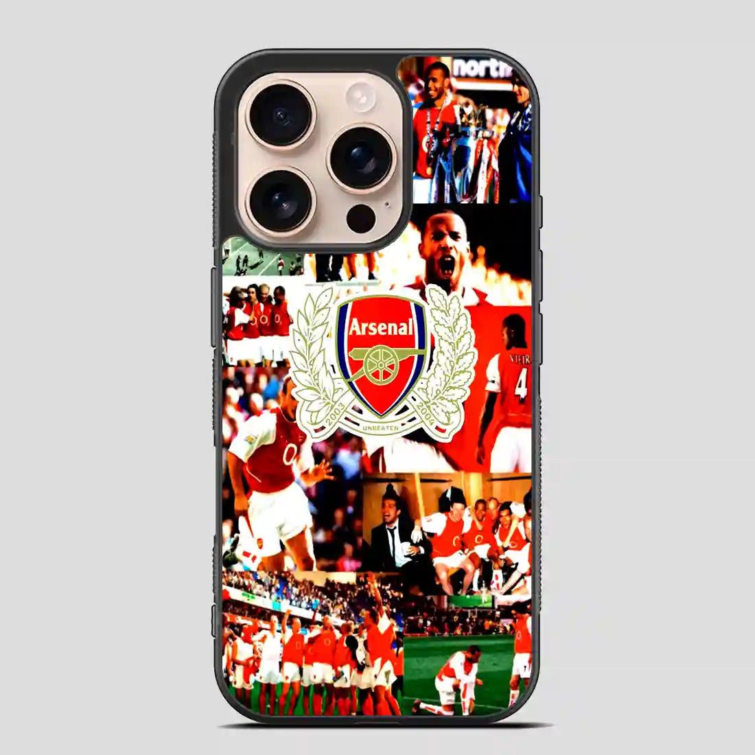 Arsenal Football Club Collage iPhone 16 Pro Case