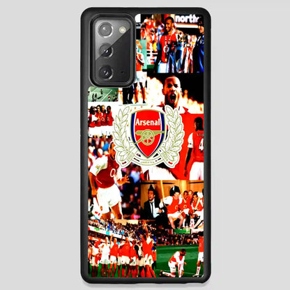 Arsenal Football Club Collage Samsung Galaxy Note 20 Case