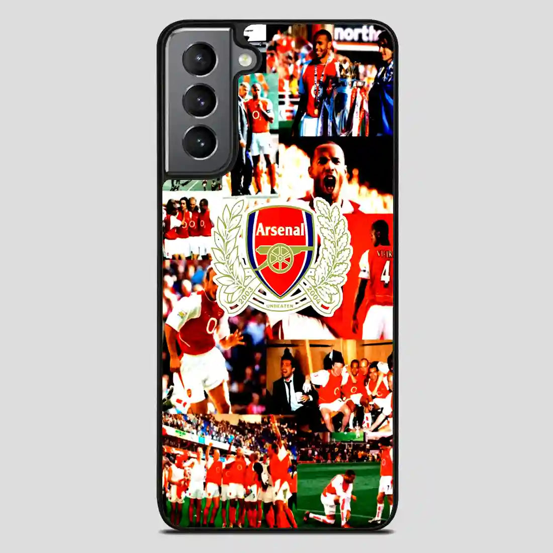 Arsenal Football Club Collage Samsung Galaxy S21 FE Case