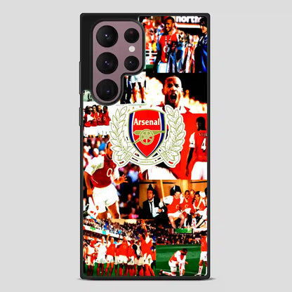 Arsenal Football Club Collage Samsung Galaxy S22 Ultra Case