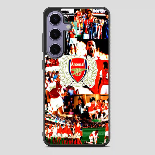 Arsenal Football Club Collage Samsung Galaxy S24 Case