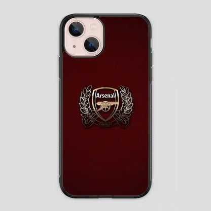 Arsenal Football Club Gold iPhone 13 Mini Case