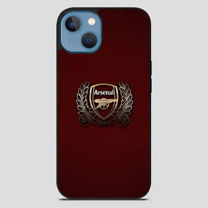 Arsenal Football Club Gold iPhone 13 Case