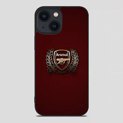 Arsenal Football Club Gold iPhone 14 Case