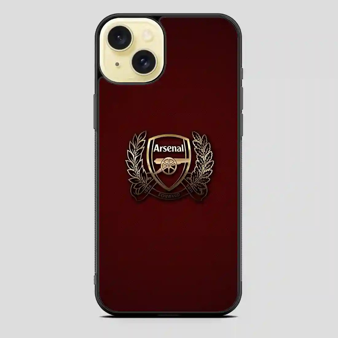 Arsenal Football Club Gold iPhone 15 Plus Case