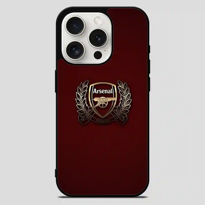 Arsenal Football Club Gold iPhone 15 Pro Max Case