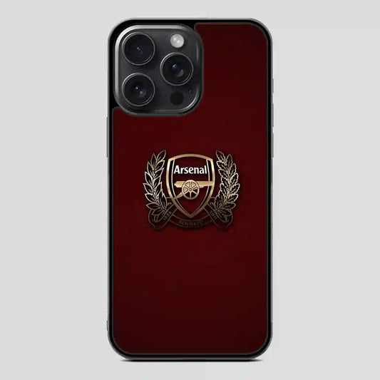 Arsenal Football Club Gold iPhone 15 Pro Case