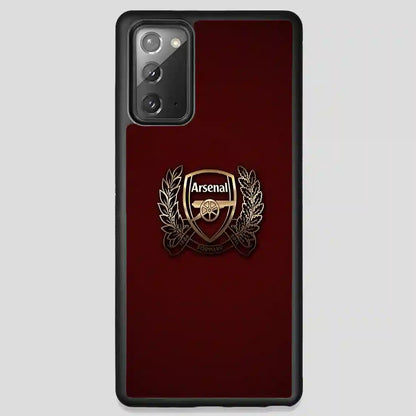 Arsenal Football Club Gold Samsung Galaxy Note 20 Case