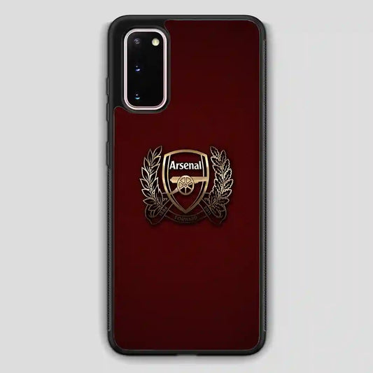 Arsenal Football Club Gold Samsung Galaxy S20 Case