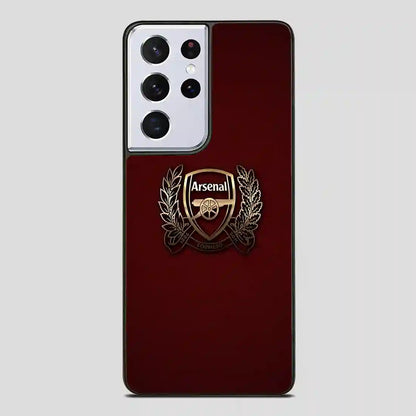 Arsenal Football Club Gold Samsung Galaxy S21 Ultra Case