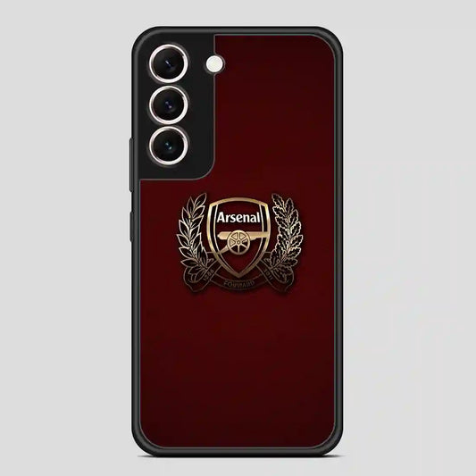 Arsenal Football Club Gold Samsung Galaxy S22 Case