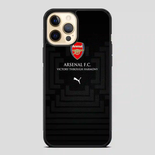 Arsenal Football Club Victory Through Harmony iPhone 11 Pro Case