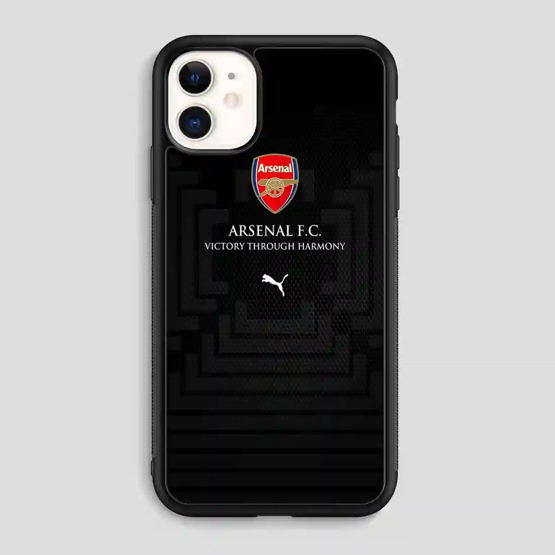 Arsenal Football Club Victory Through Harmony iPhone 11 Case