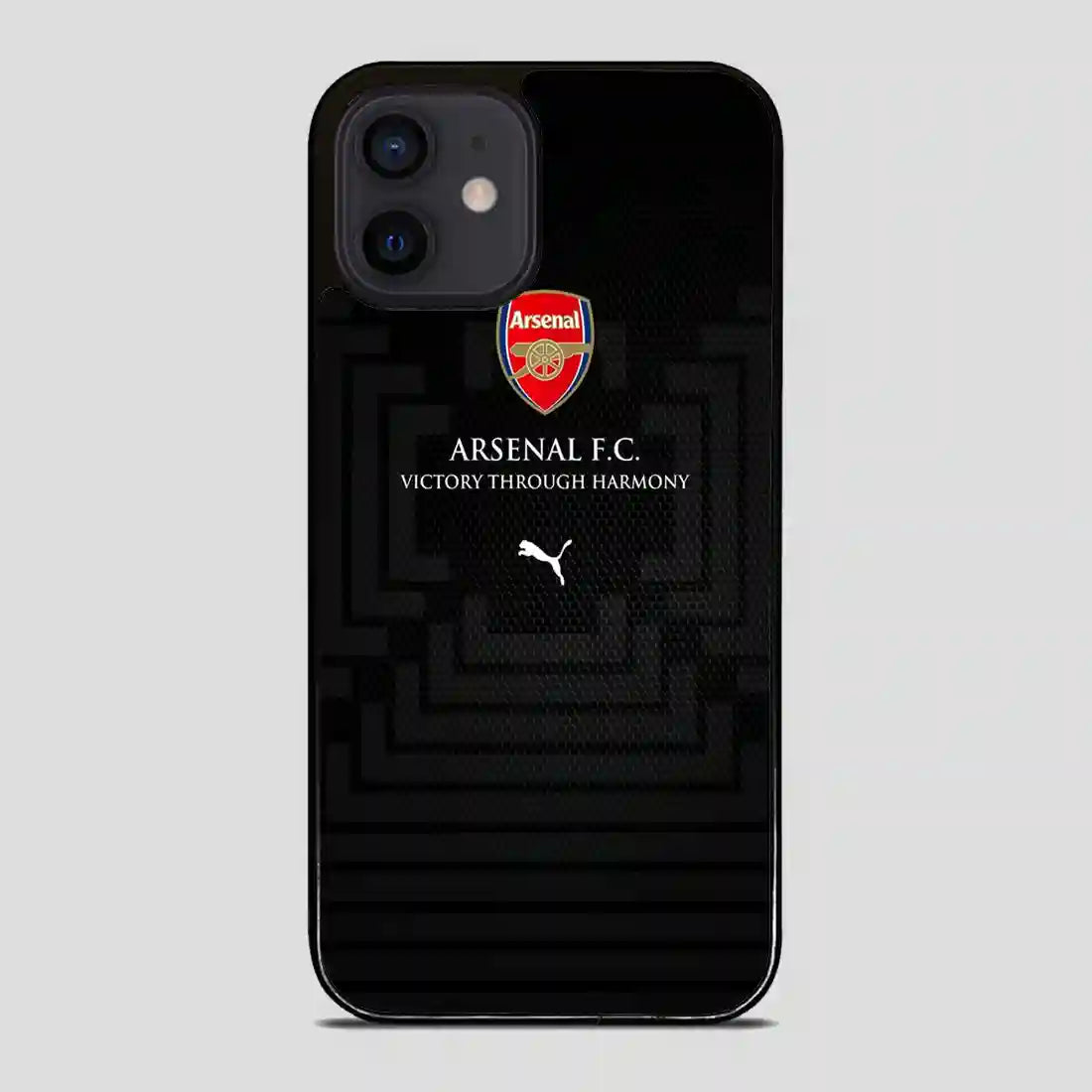 Arsenal Football Club Victory Through Harmony iPhone 12 Mini Case