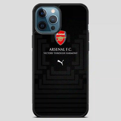 Arsenal Football Club Victory Through Harmony iPhone 12 Pro Max Case