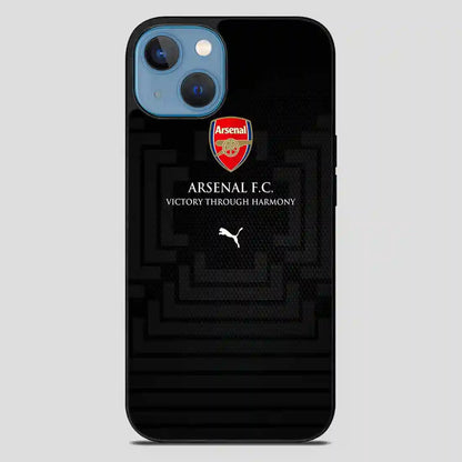 Arsenal Football Club Victory Through Harmony iPhone 13 Case