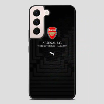 Arsenal Football Club Victory Through Harmony Samsung Galaxy S22 Plus Case