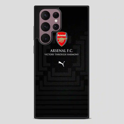 Arsenal Football Club Victory Through Harmony Samsung Galaxy S22 Ultra Case