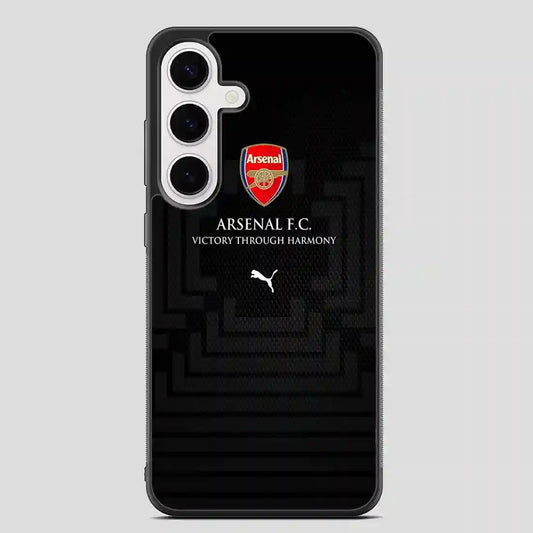 Arsenal Football Club Victory Through Harmony Samsung Galaxy S24 Plus Case