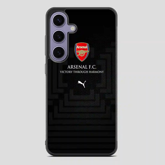 Arsenal Football Club Victory Through Harmony Samsung Galaxy S24 Case