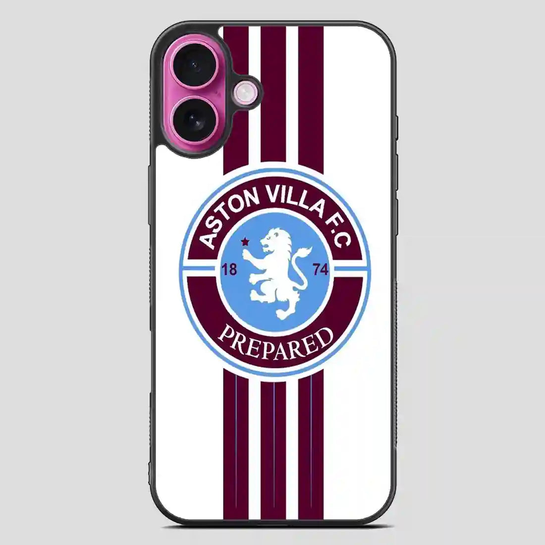 Aston Villa Fc Prepared iPhone 16 Plus Case